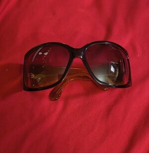 Marc By Marc Jacobs Brown Gradient Oversized Sunglasses